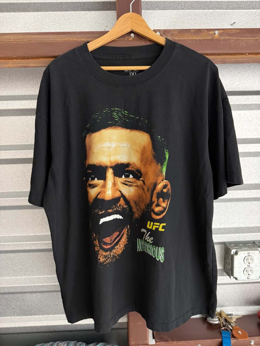 UFC Conor McGregor The Notorious Oversized T-Shirt, Size XL